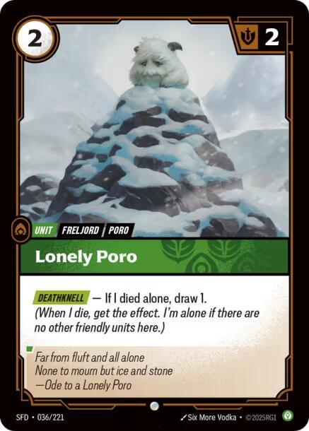 Lonely Poro 36/221 (Spiritforged)  - Foil
