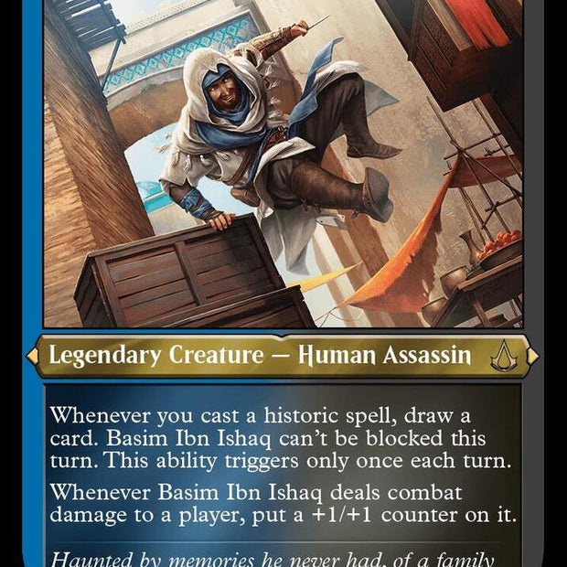 Basim Ibn Ishaq 230 (Universes Beyond: Assassin's Creed)  - Etched Foil