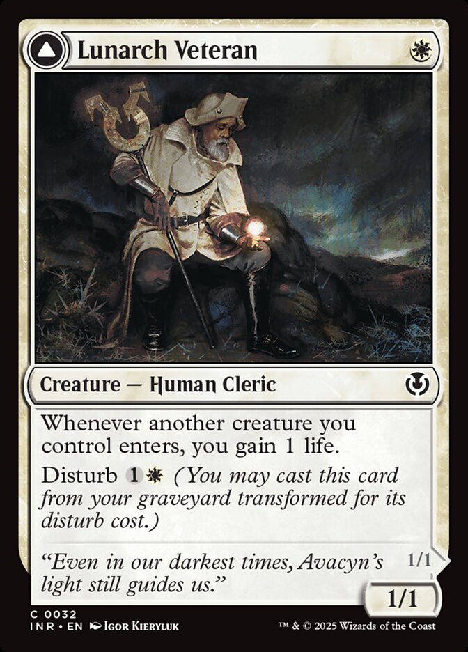 Lunarch Veteran // Luminous Phantom 32/287 (Innistrad Remastered) 