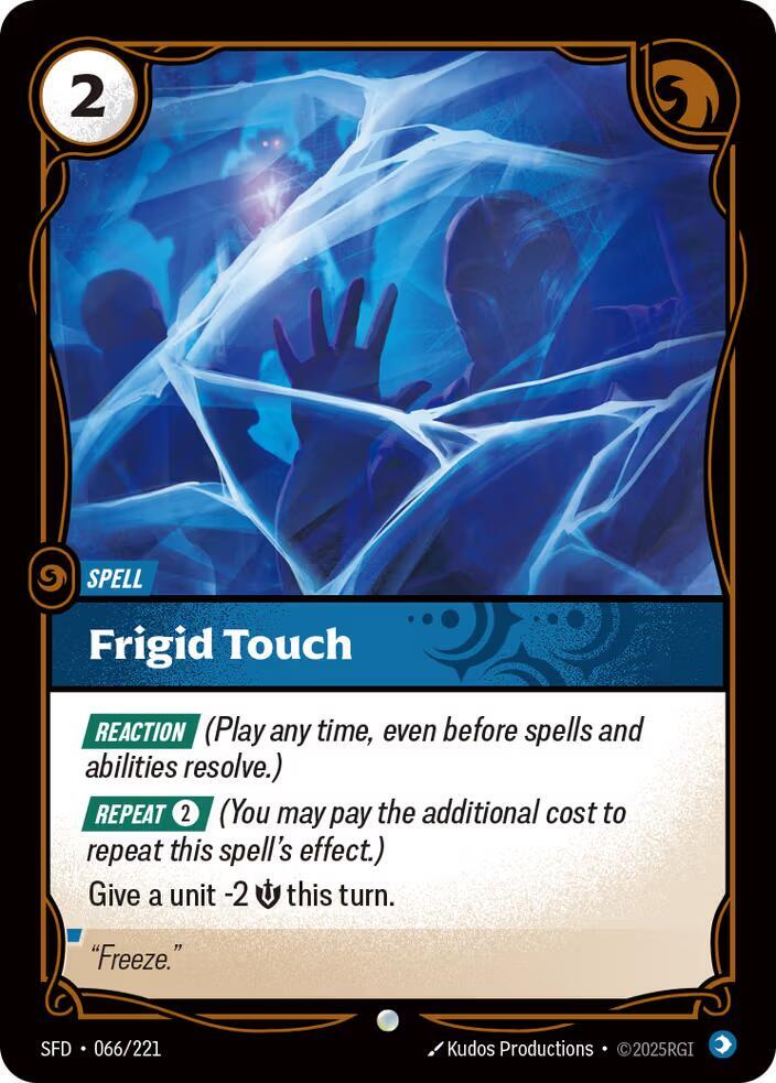 Frigid Touch 66/221 (Spiritforged)  - Foil