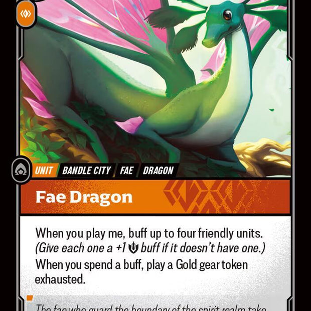 Fae Dragon 101/221 (Spiritforged)  - Foil