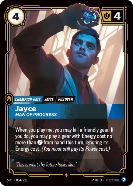 Jayce Man of Progress (Spiritforged)  - Foil