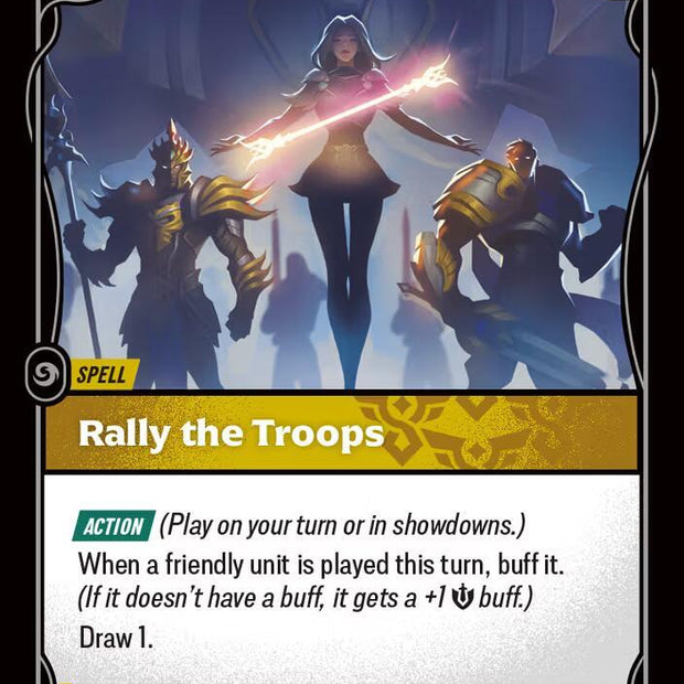 Rally the Troops 166/221 (Spiritforged)  - Foil