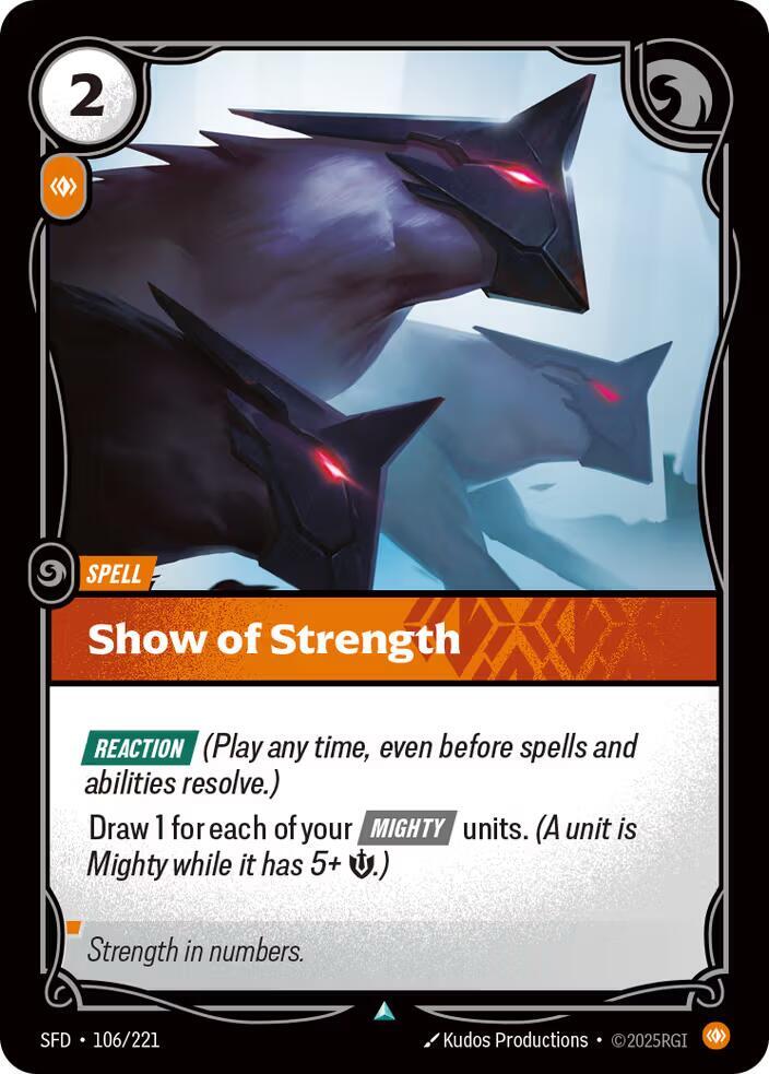 Show of Strength (Spiritforged)  - Foil