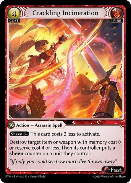 Crackling Incineration 080 (Phantom Monarchs) 