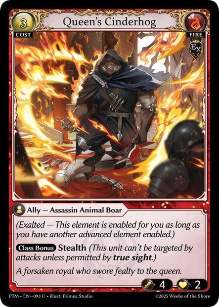 Queen's Cinderhog 093 (Phantom Monarchs) 