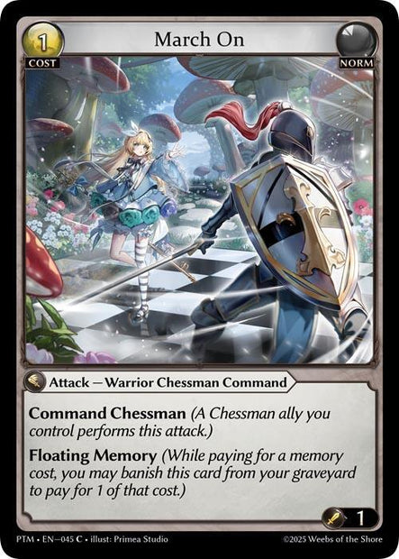 March On 045 (Phantom Monarchs)  - Parallel Foil