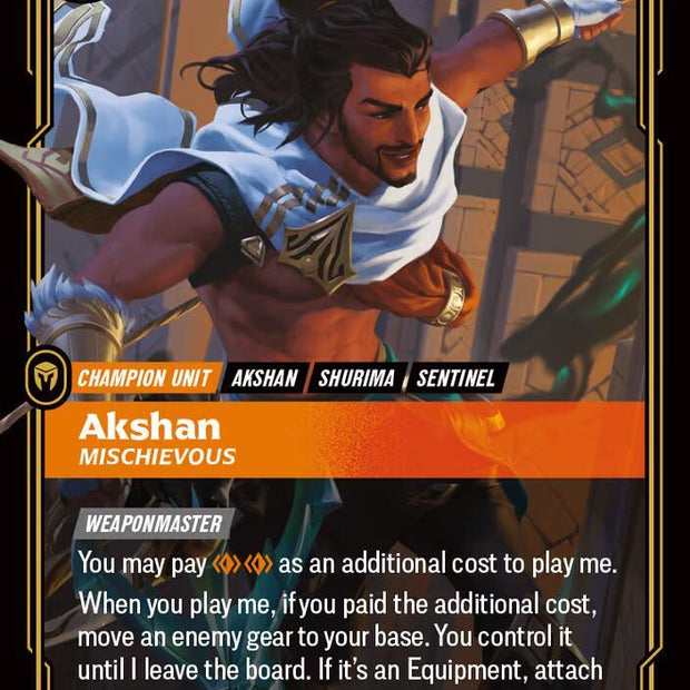Akshan Mischievous (Spiritforged)  - Foil