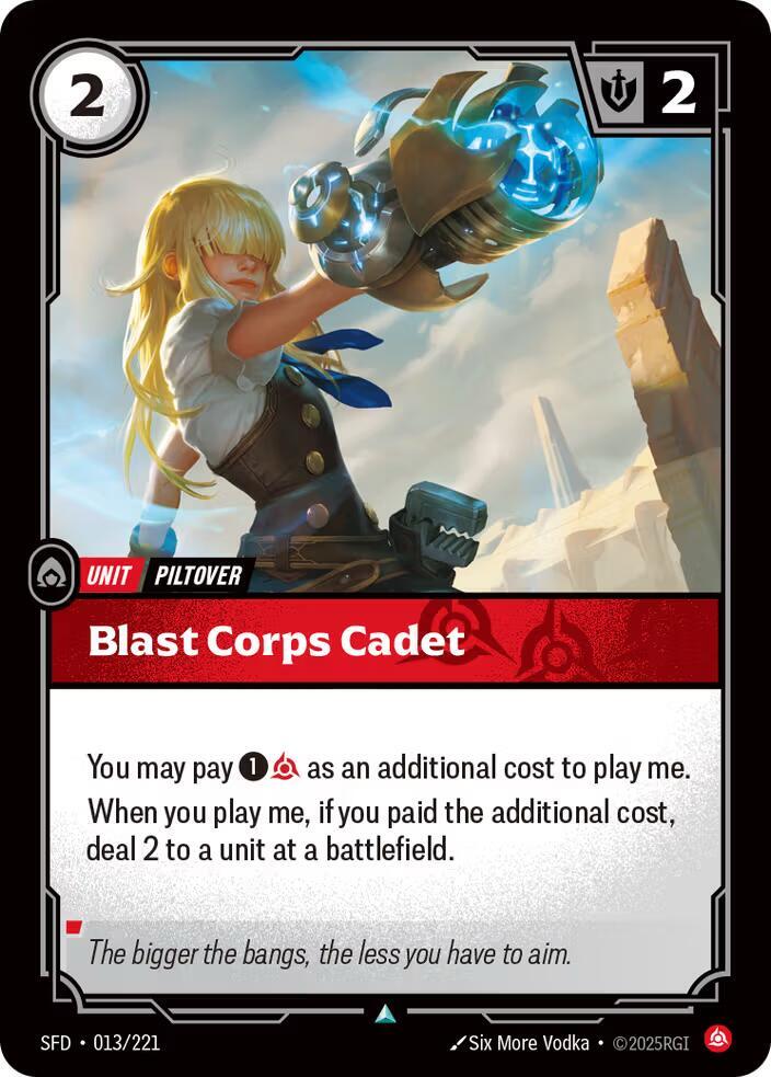 Blast Corps Cadet 13/221 (Spiritforged) 