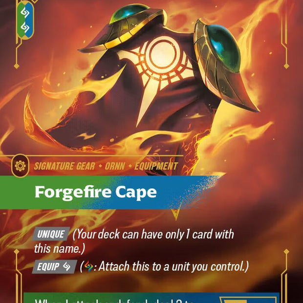 Forgefire Cape (Spiritforged)  - Foil