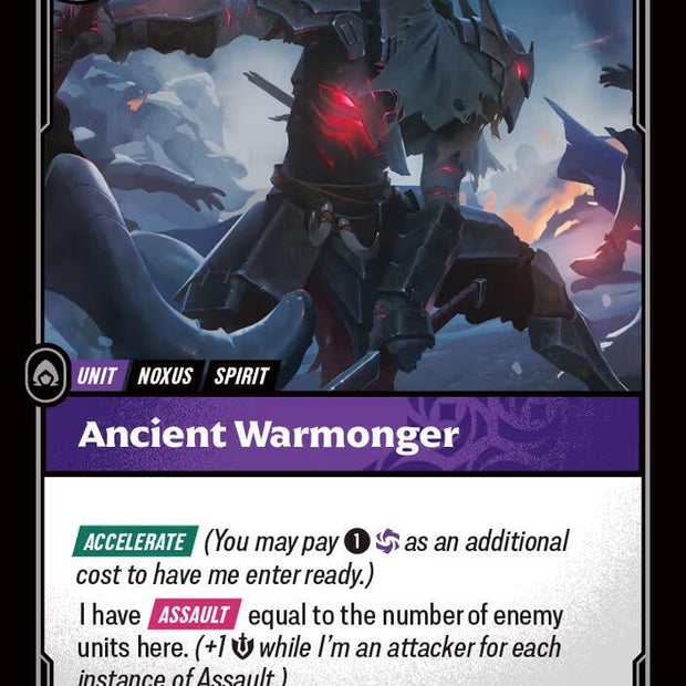 Ancient Warmonger 131/221 (Spiritforged)  - Foil