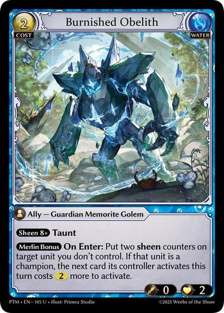 Burnished Obelith 105 (Phantom Monarchs) 