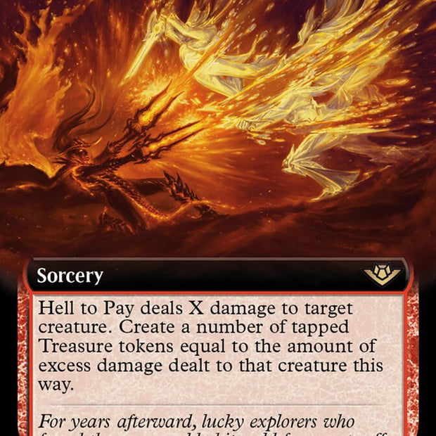 Hell to Pay 332/286 (Outlaws of Thunder Junction)  - Extended Art