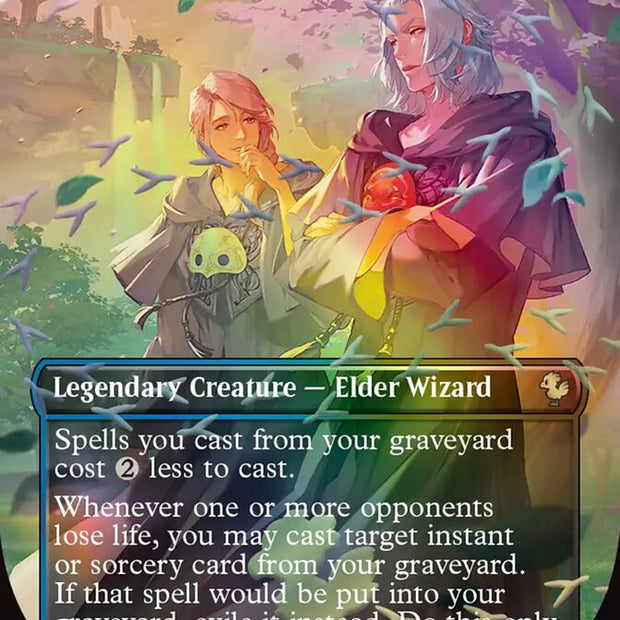 Emet-Selch of the Third Seat 473 (Commander: FINAL FANTASY)  - Borderless Chocobo Track Foil