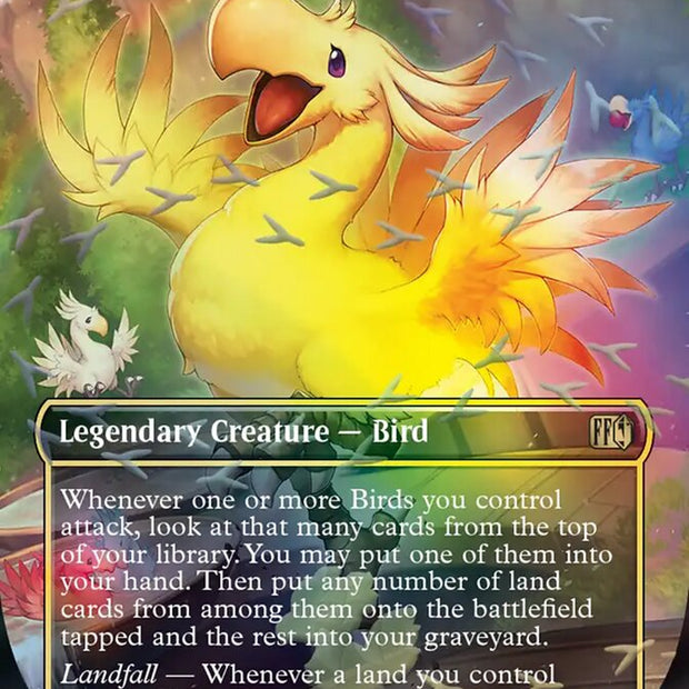 Choco, Seeker of Paradise  569/309 (FINAL FANTASY)  - Borderless Chocobo Track Foil