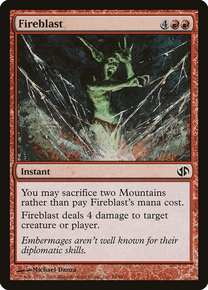 Fireblast 55/62 (Duel Decks: Jace vs. Chandra) 