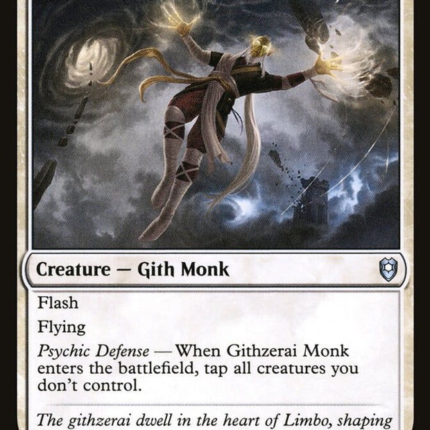 Githzerai Monk 20 (Commander Legends: Battle for Baldur's Gate)  - Foil