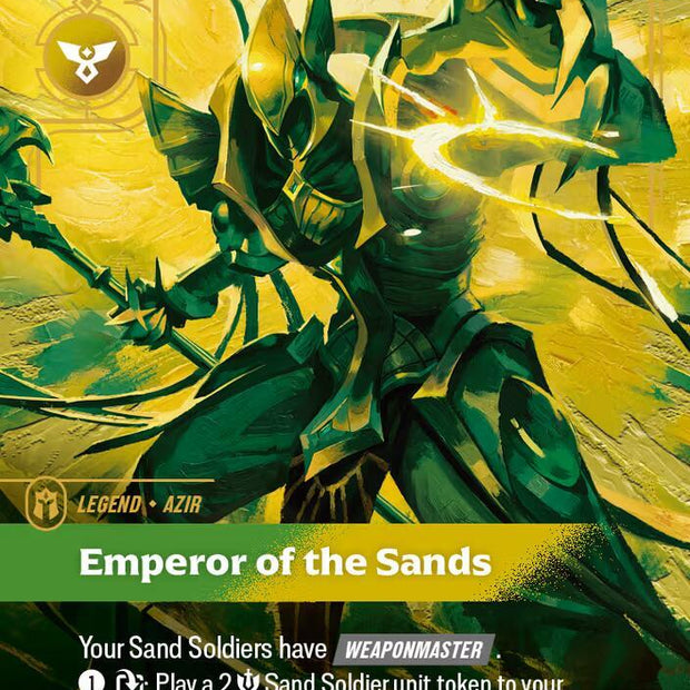 Azir Emperor of the Sands Overnumbered (Spiritforged)  - Foil