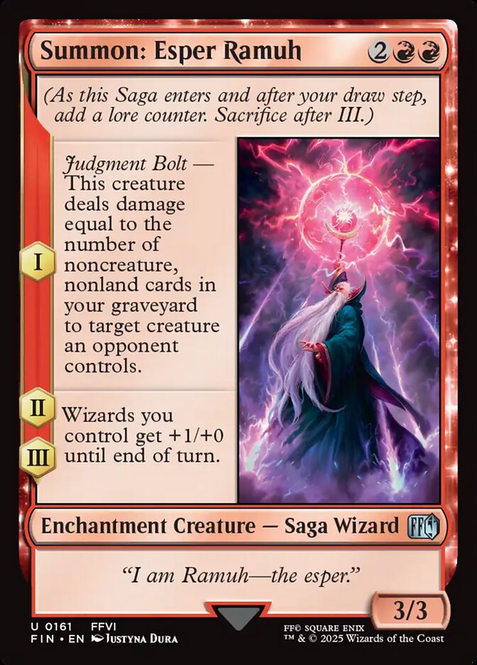 Summon: Esper Ramuh (FINAL FANTASY)  - Foil
