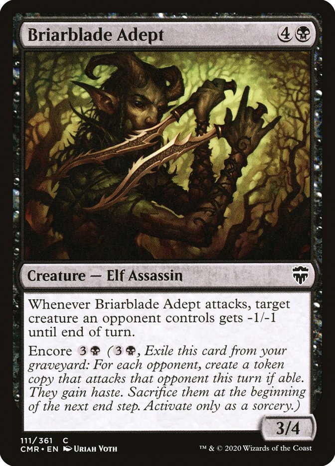 Briarblade Adept 111/361 (Commander Legends)  - Foil