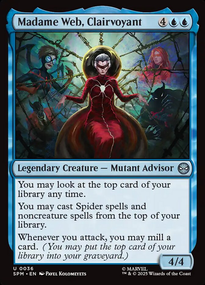 Madame Web, Clairvoyant 36/198 (Marvel's Spider-Man) 