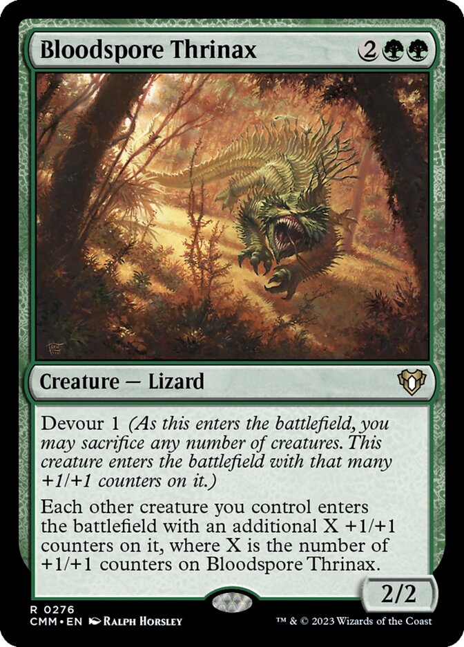 Bloodspore Thrinax 276/451 (Commander Masters) 