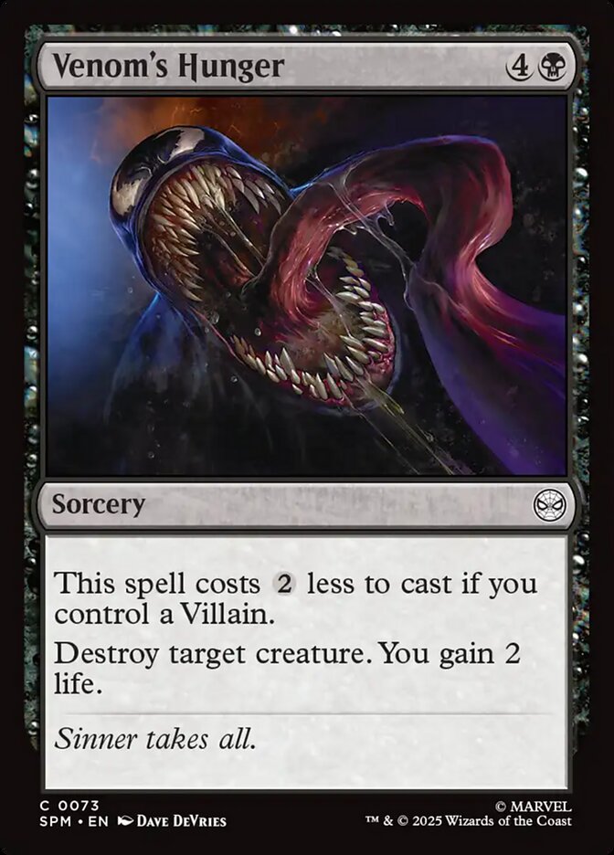 Venoms Hunger 73 (Marvel's Spider-Man)  - Foil