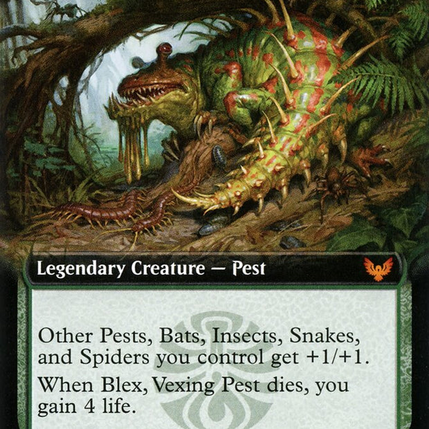 Blex, Vexing Pest // Search for Blex 322/275 (Strixhaven: School of Mages) 
