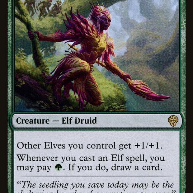 Leaf-Crowned Visionary 167/281 (Dominaria United) 