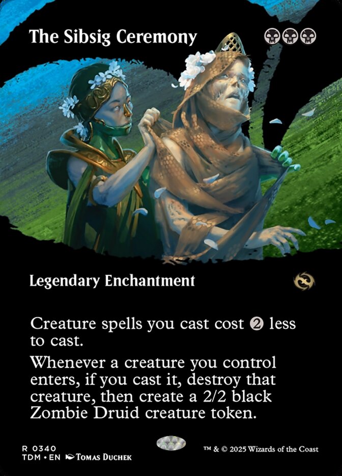 The Sibsig Ceremony 340/291 (Tarkir: Dragonstorm)  - Borderless
