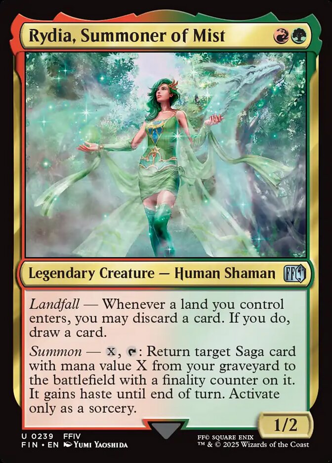 Rydia, Summoner of Mist 239/309 (FINAL FANTASY)  - Foil
