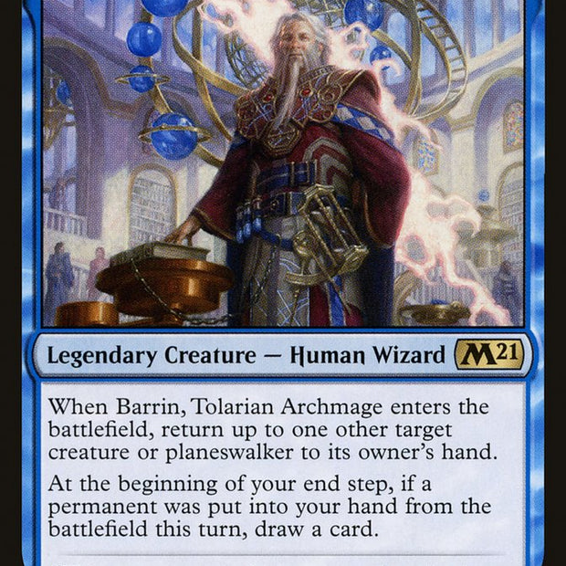 Barrin, Tolarian Archmage 45/274 (Core Set 2021)  - Foil