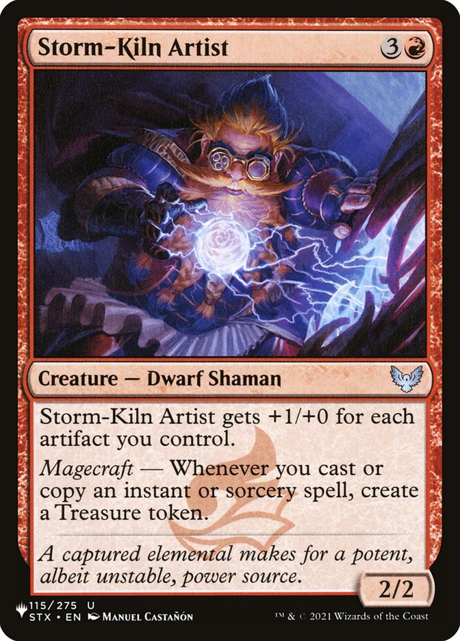 Storm-Kiln Artist 115/275 (The List Reprints) 