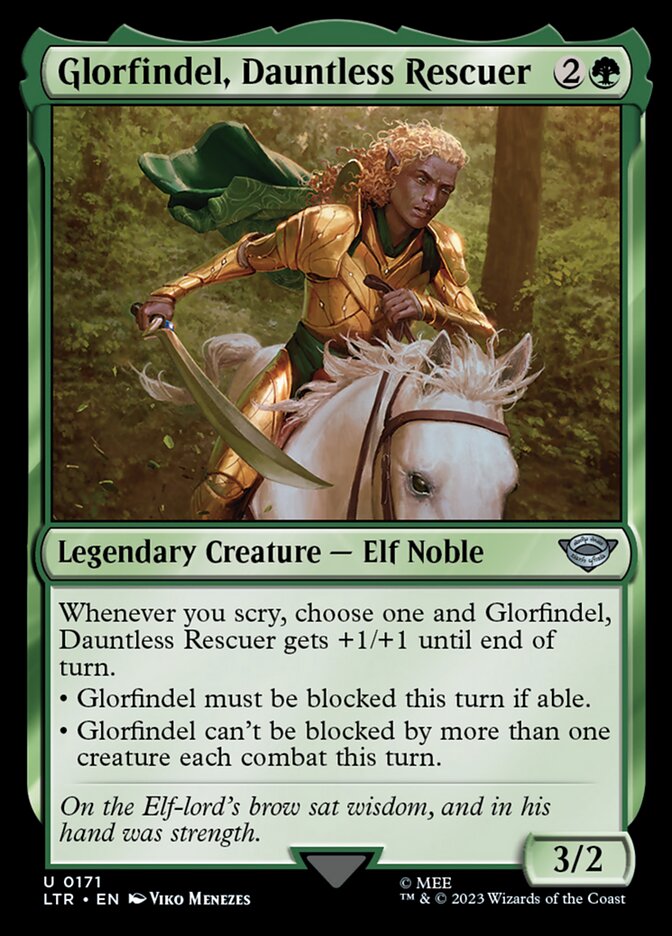 Glorfindel, Dauntless Rescuer 171/281 (Universes Beyond: The Lord of the Rings: Tales of Middle-earth) 