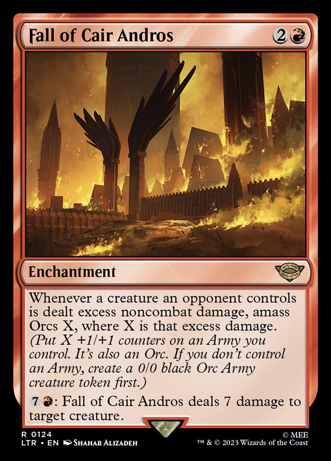 Fall of Cair Andros 124/281 (Universes Beyond: The Lord of the Rings: Tales of Middle-earth) 