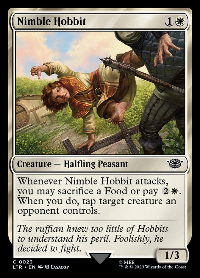 Nimble Hobbit 23 (Universes Beyond: The Lord of the Rings: Tales of Middle-earth) 