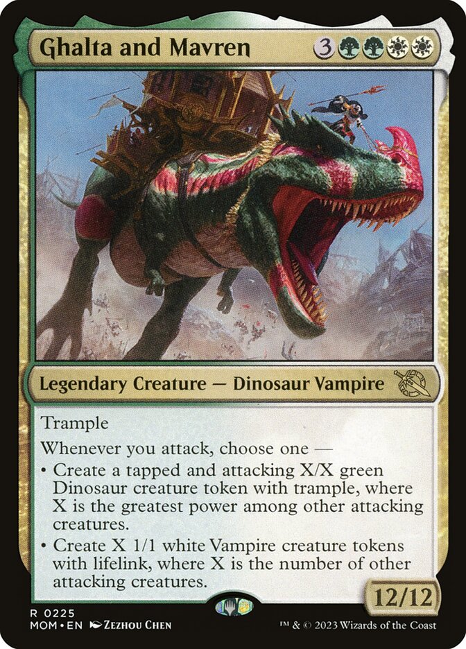 Ghalta and Mavren 225 (March of the Machine)  - Foil