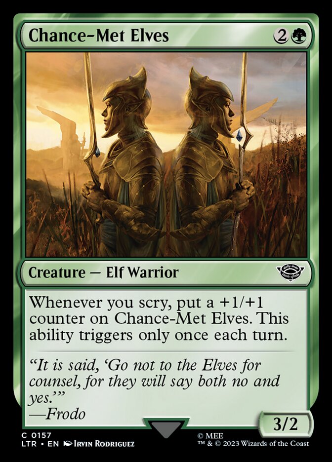 Chance-Met Elves 157/281 (Universes Beyond: The Lord of the Rings: Tales of Middle-earth) 