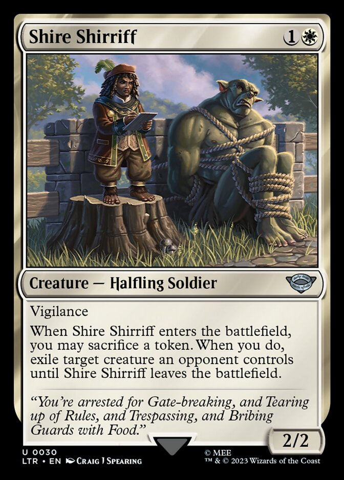 Shire Shirriff 30/281 (Universes Beyond: The Lord of the Rings: Tales of Middle-earth) 