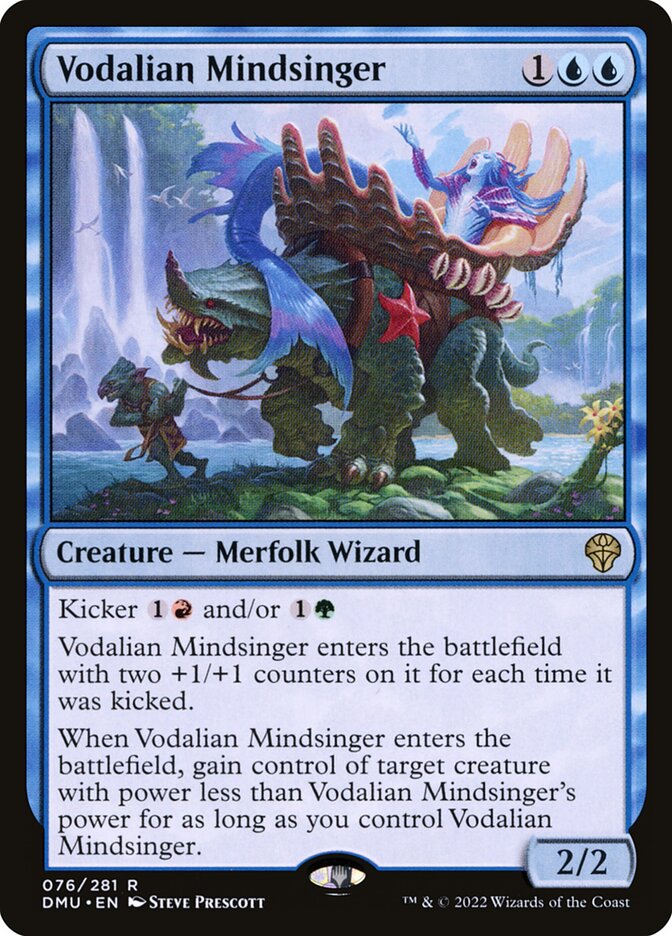 Vodalian Mindsinger 76 (Dominaria United)  - Foil