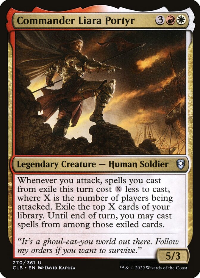 Commander Liara Portyr 270/361 (Commander Legends: Battle for Baldur's Gate)  - Foil