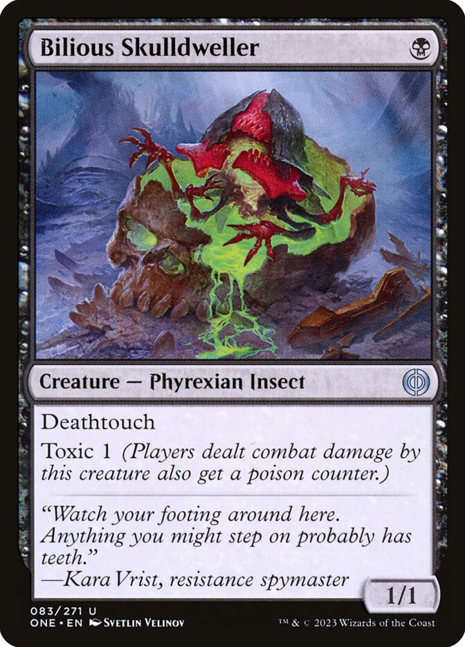 Bilious Skulldweller 83/271 (Phyrexia: All Will Be One)  - Foil