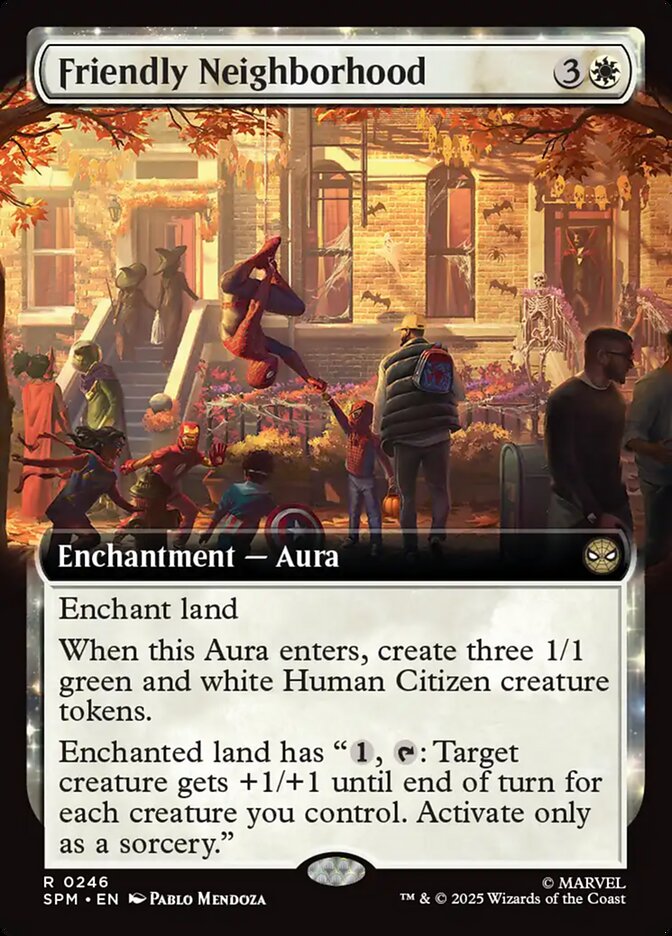 Friendly Neighborhood 246/198 (Marvel's Spider-Man)  - Extended Art Foil