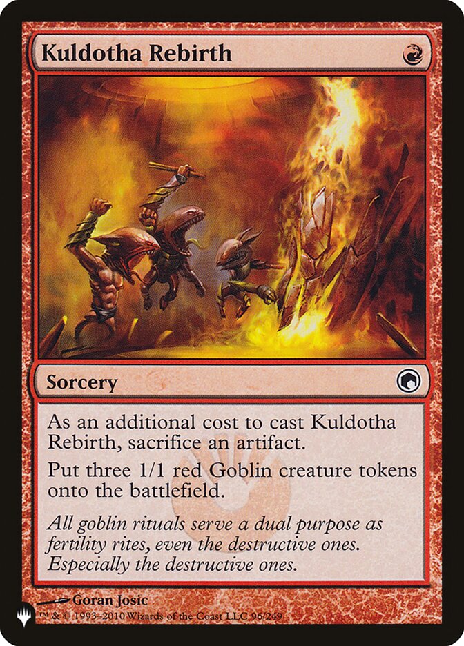 Kuldotha Rebirth SOM-96/5075 (The List Reprints) 
