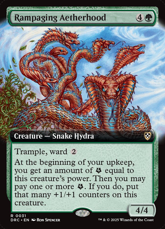 Rampaging Aetherhood 31 (Commander: Aetherdrift) 