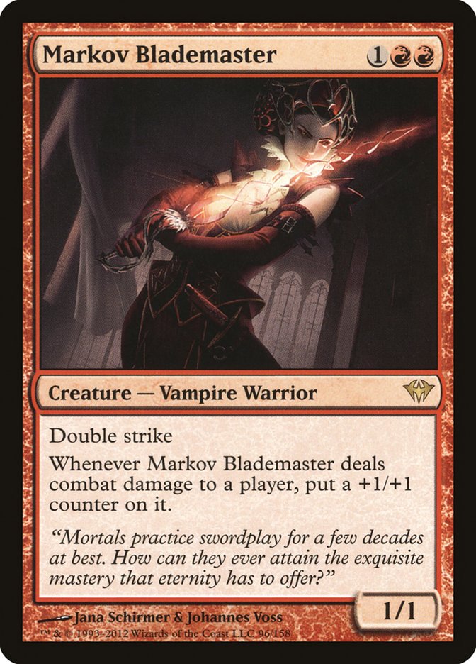 Markov Blademaster 96/158 (Dark Ascension) 