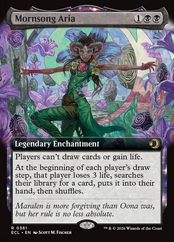 Mornsong Aria 361 (Lorwyn Eclipsed)  - Extended Art