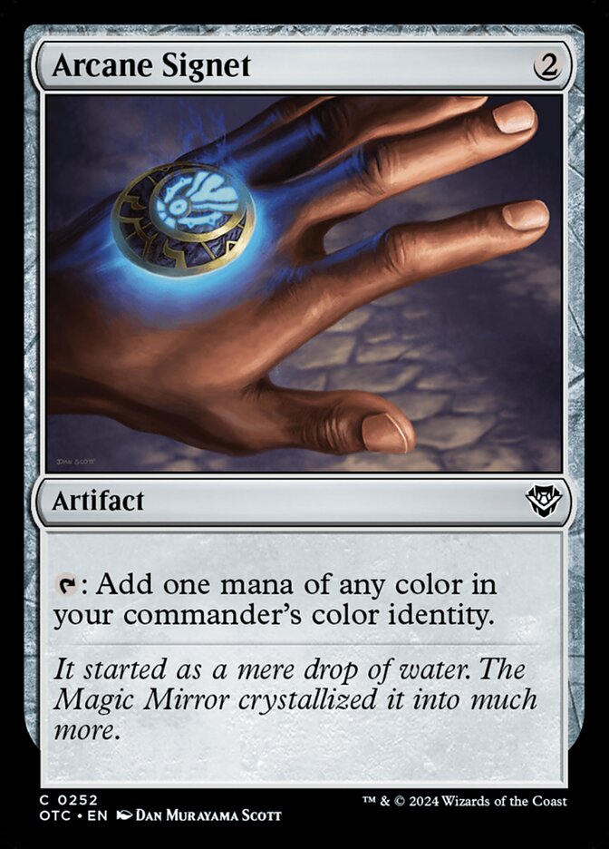 Arcane Signet 252 (Commander: Outlaws of Thunder Junction) 