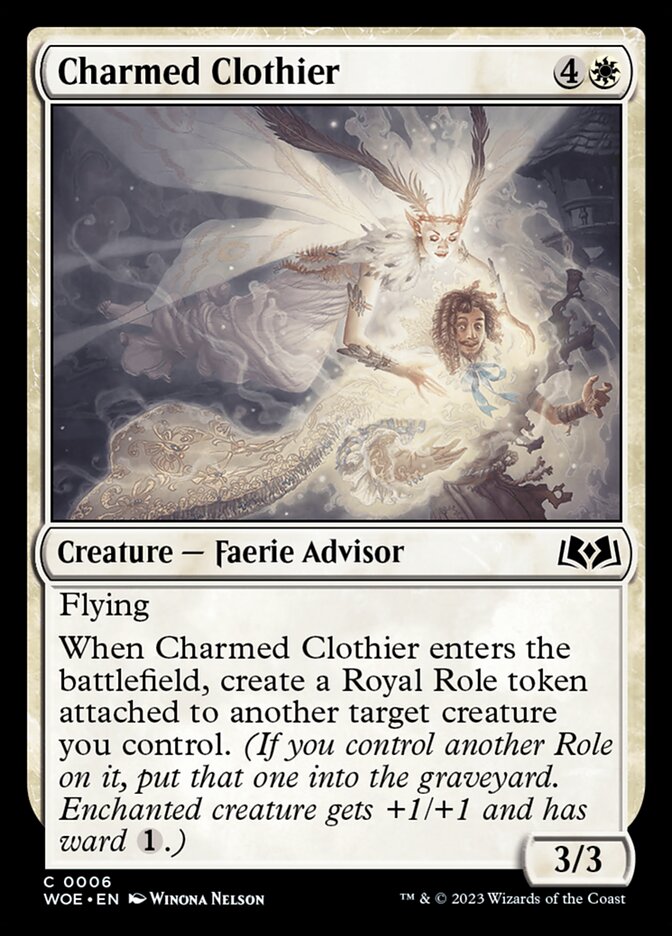 Charmed Clothier 6/276 (Wilds of Eldraine)  - Foil