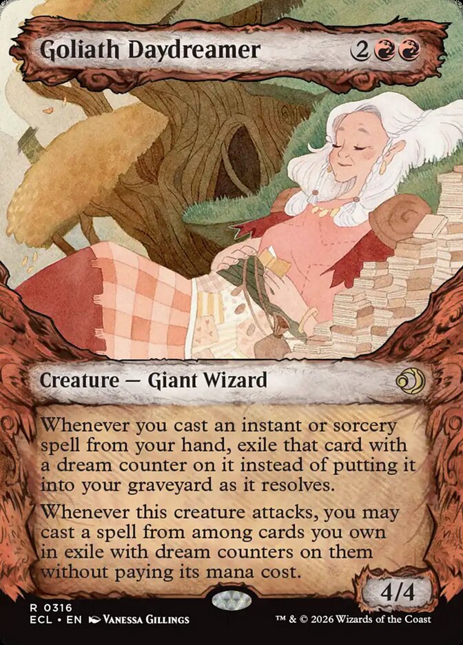 Goliath Daydreamer  316/273 (Lorwyn Eclipsed)  - Showcase Foil